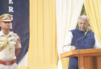 bharat ko jano programme at the rajiv gandhi university